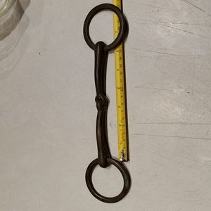 Loose ring snaffle sweet iron bit